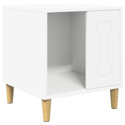 Maison pour Chiens Blanc 44 x 42 x 49 cm Bois d'ingénierie 538217538217