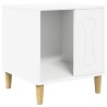 Maison pour Chiens Blanc 44 x 42 x 49 cm Bois d'ingénierie 538217538217