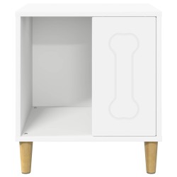 Maison pour Chiens Blanc 44 x 42 x 49 cm Bois d'ingénierie 538217538217