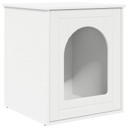 Maison pour chat Blanc 53 x 52 x 62 cm Bois d'ingénierie 538218538218