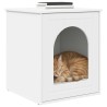 Maison pour chat Blanc 53 x 52 x 62 cm Bois d'ingénierie 538218538218
