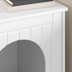 Maison pour chat Blanc 53 x 52 x 62 cm Bois d'ingénierie 538218538218