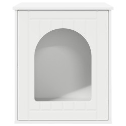 Maison pour chat Blanc 53 x 52 x 62 cm Bois d'ingénierie 538218538218