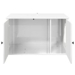 Maison pour chat Blanc Brillant 85 x 55 x 50 cm 538222538222