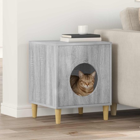 Maison pour chat Gris Sonoma 42,5 x 40 x 53 cm 538223538223