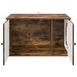Maison pour chat Chêne fumé 85 x 55 x 50 cm Bois d'ingénierie 538224538224