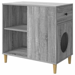 Maison pour chat Gris Sonoma 72 x 42.5 x 70 cm 538226538226