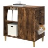 Maison pour chat Chêne fumé 72 x 42.5 x 70 cm Bois d'ingénierie 538227538227