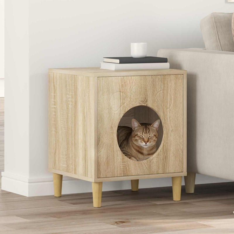 Maison pour chat Sonoma 42,5 x 40 x 53 cm Bois d'ingénierie 538228538228