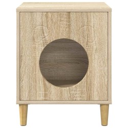 Maison pour chat Sonoma 42,5 x 40 x 53 cm Bois d'ingénierie 538228538228