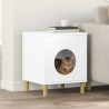 Maison pour chat Blanc 42,5 x 40 x 53 cm Bois d'ingénierie 538229538229