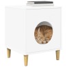 Maison pour chat Blanc 42,5 x 40 x 53 cm Bois d'ingénierie 538229538229