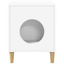 Maison pour chat Blanc 42,5 x 40 x 53 cm Bois d'ingénierie 538229538229