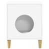 Maison pour chat Blanc 42,5 x 40 x 53 cm Bois d'ingénierie 538229538229