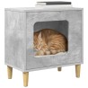 Maison pour chat Béton 51 x 30 x 52 cm Bois d'ingénierie 538232538232