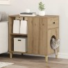 Maison pour chat Chêne artisan 72 x 42.5 x 70 cm 538233538233