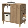 Maison pour chat Chêne artisan 72 x 42.5 x 70 cm 538233538233