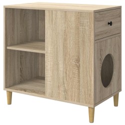 Maison pour chat Sonoma 72 x 42.5 x 70 cm Bois d'ingénierie 538234538234