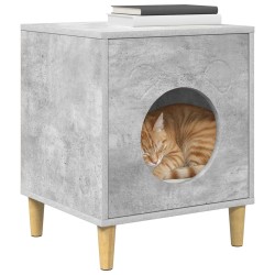 Maison pour chat Béton 42,5 x 40 x 53 cm Bois d'ingénierie 538237538237