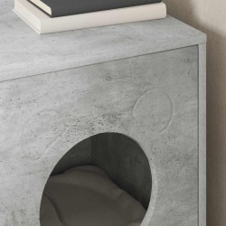 Maison pour chat Béton 42,5 x 40 x 53 cm Bois d'ingénierie 538237538237