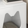 Maison pour chat Blanc Brillant 42,5 x 40 x 53,5 cm 538241538241
