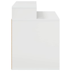Maison pour chat Blanc Brillant 42,5 x 40 x 53,5 cm 538241538241