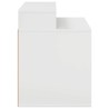 Maison pour chat Blanc Brillant 42,5 x 40 x 53,5 cm 538241538241