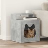 Maison pour chat Béton 42,5 x 40 x 53,5 cm Bois d'ingénierie 538242538242