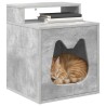 Maison pour chat Béton 42,5 x 40 x 53,5 cm Bois d'ingénierie 538242538242