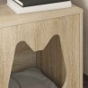 Maison pour chat Sonoma 42,5 x 40 x 53,5 cm Bois d'ingénierie 538243538243