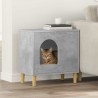 Maison pour chat Béton 51 x 30 x 52 cm Bois d'ingénierie 538246538246