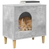 Maison pour chat Béton 51 x 30 x 52 cm Bois d'ingénierie 538246538246