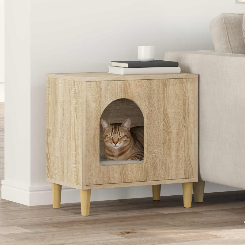 Maison pour chat Sonoma 51 x 30 x 52 cm Bois d'ingénierie 538247538247
