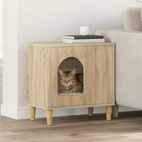 Maison pour chat Sonoma 51 x 30 x 52 cm Bois d'ingénierie 538247538247