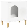 Maison pour chat Blanc 51 x 30 x 52 cm Bois d'ingénierie 538249538249