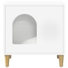 Maison pour chat Blanc 51 x 30 x 52 cm Bois d'ingénierie 538249538249