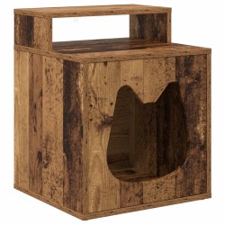 Maison pour chat Bois ancien 42,5 x 40 x 53,5 cm 538252538252