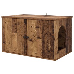 Maison pour chat Bois ancien 85 x 55 x 50 cm Bois d'ingénierie 538254538254