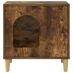 Maison pour chat Chêne fumé 51 x 30 x 52 cm Bois d'ingénierie 538256538256