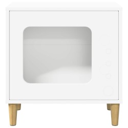 Maison pour chat Blanc 51 x 30 x 52 cm Bois d'ingénierie 538257538257