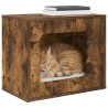 Maison pour chat Chêne fumé 51 x 30 x 42,5 cm Bois d'ingénierie 538258538258