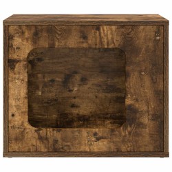 Maison pour chat Chêne fumé 51 x 30 x 42,5 cm Bois d'ingénierie 538258538258