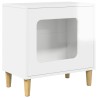 Maison pour chat Blanc Brillant 51 x 30 x 52 cm 538262538262