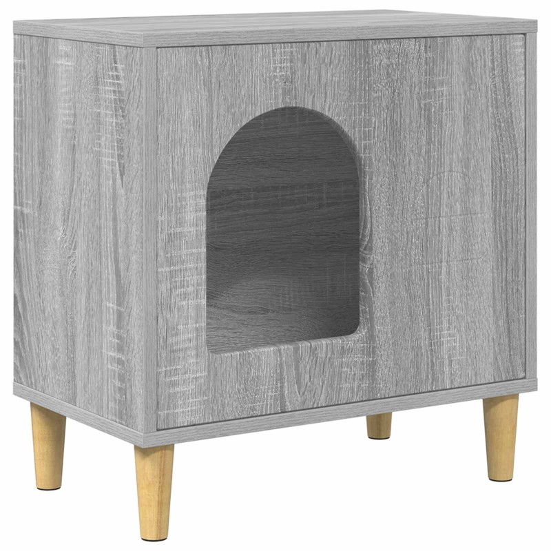 Maison pour chat Gris Sonoma 51 x 30 x 52 cm Bois d'ingénierie 538263538263