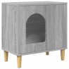 Maison pour chat Gris Sonoma 51 x 30 x 52 cm Bois d'ingénierie 538263538263