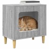 Maison pour chat Gris Sonoma 51 x 30 x 52 cm Bois d'ingénierie 538264538264