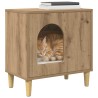 Maison pour chat Chêne artisan 51 x 30 x 52 cm 538265538265