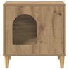 Maison pour chat Chêne artisan 51 x 30 x 52 cm 538265538265