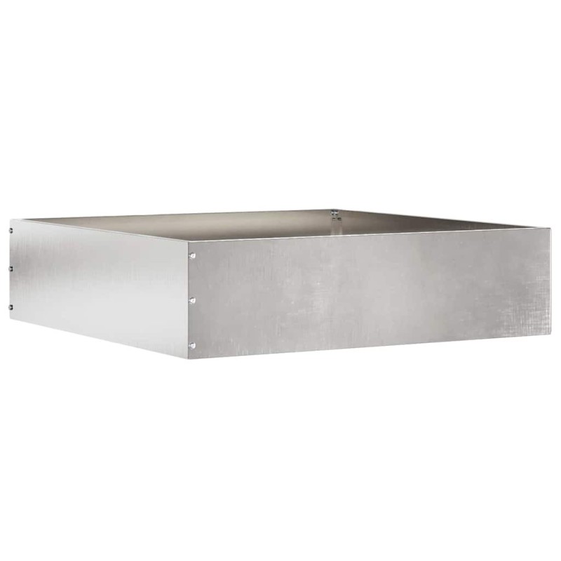 Bordure de Pelouse Argent 50 x 50 x 13 cm Acier inoxydable 538274538274