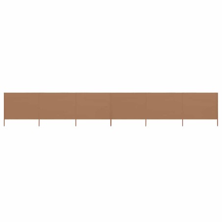 Paravent 6 panneaux Tissu 800 x 120 cm Taupe 538275538275